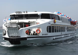 Hasköy gemisi törenle hizmete alındı