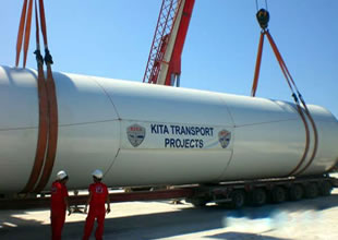 Kıta Lojistik, Türkiye'ye rüzgar santrali taşıdı