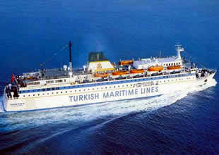 Samsun feribotu, gemi baskını kurbanı oldu