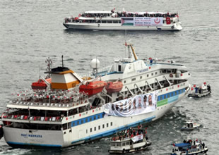 Mavi Marmara gemisi İstanbul'a geldi