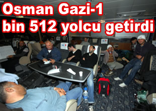 Osman Gazi-1 Marmaris Limanı'na yanaştı