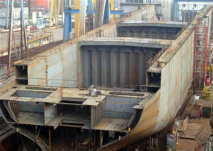 Gisan'da 15 milyon $'lık gemi inşa ediliyor