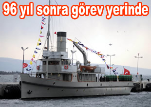 "Nusrat Mayın Gemisi" Çanakkale'ye geldi