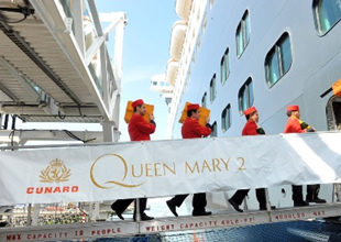 Cunard Line filosunda düğün coşkusu