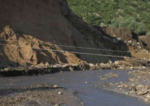 Simav'da Kalkan Barajı'nın kapağı patladı