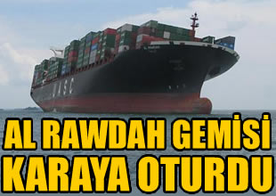 'Al Rawdah' Batam'da karaya oturdu