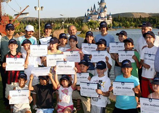 Optimist kurslarında sertifika heyecanı