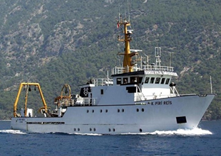 K. Piri Reis gemisi çalışmalara başladı