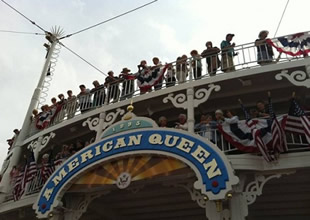 Dünyanın en büyük buharlı gemisi Mississipi