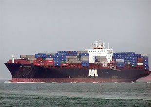 APL Dublin gemisi NOL'a teslim edildi