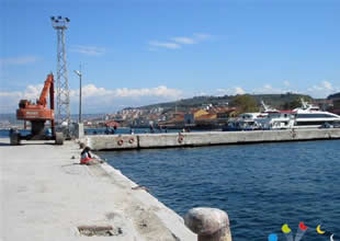BUDO Mudanya'da iskele yapımına başladı