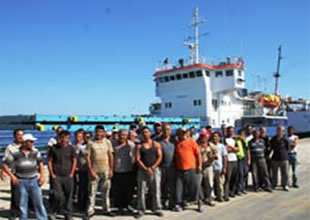 Gazimagusa'da limanda 120 işçi iş bıraktı