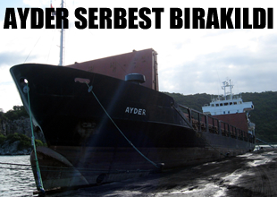 Gürcistan'da tutulan gemi serbest bırakıldı