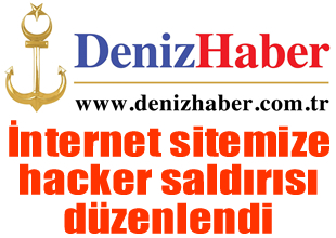 İnternet sitemize hacker saldırısı yapıldı