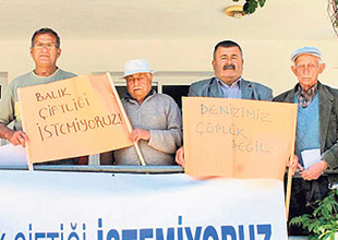 Karaburun'da balık çiftliği direnişi başladı
