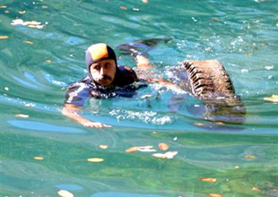 'Yedi Göller'in dibi adeta çöplük olmuş