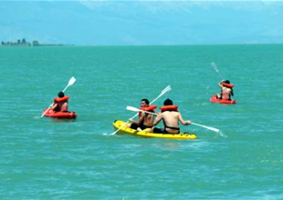 Beyşehir'de su sporları ivme kazanıyor