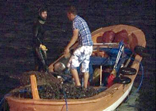 Sahil Güvenlik'ten kaçak midye operasyonu