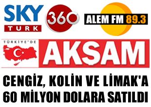 Akşam Gazetesi ve Skytürk 360 satıldı