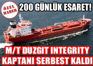 Düzgit Integrity kaptanı serbest bırakıldı