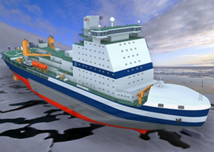 Dünyanın en güçlü buzkıranı yapılıyor