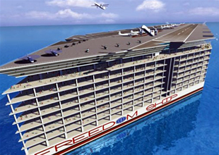 Bu geminin içinden metro geçiyor