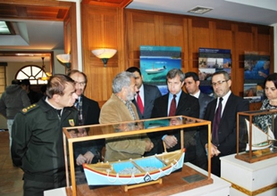 Çanakkale'de gemi maketi sergisi açıldı