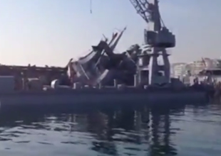 Tersane kazasının görüntüleri ortaya çıktı