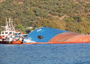 Narlı iskelesinde batan "Pasha" adlı gemi çıkarılacak