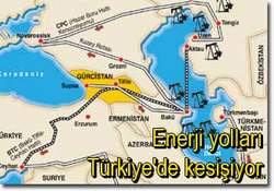 Enerji yolları Türkiyede kesişiyor