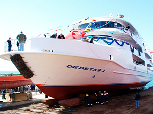 Dentur Avrasya, Dedetaş-1'i denize indirdi