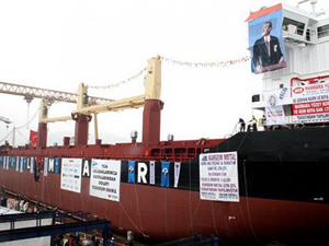 Marmara Tersanesi, YM Everest'i denize indiremedi