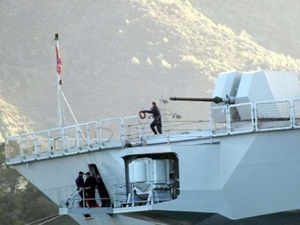 Aksaz'da demirli askeri gemide patlama meydana geldi