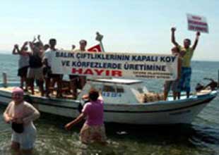 Denizde çevreci eylem