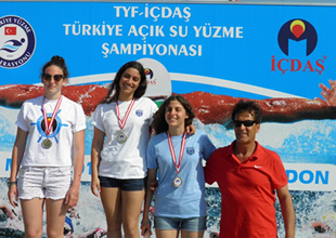 Türkiye Açık Su Yüzme Şampiyonası Çanakkale'de yapıldı