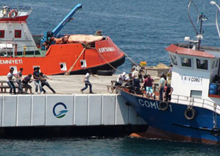 Üniversite'nin gemisi "ÇOMÜ 1" Gestaş İskelesi'ne yanaşamadı