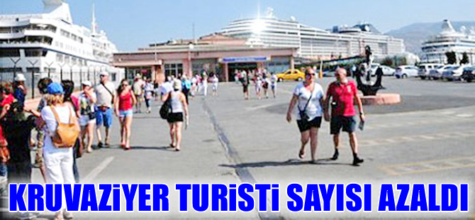 İzmir kruvaziyer turizminde düşüş sürüyor