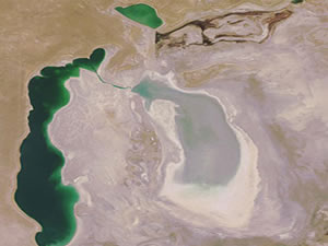 Acı ama gerçek, Aral Gölü 50 yılda yüzde 90 küçüldü