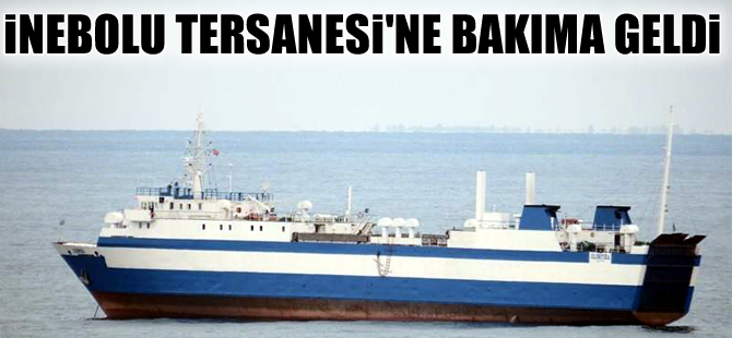 İnebolu Tersanesi'nde gemiler bakım ve onarım için sıraya girdi