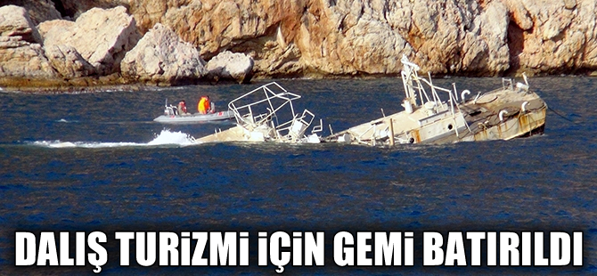 65 yıllık savaş gemisi artık dalış turizmine hizmet edecek