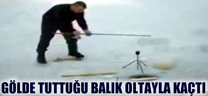 Oltayla birlikte firar eden balık