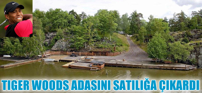 Ünül golfçü Tiger Woods adasını satılığa çıkardı