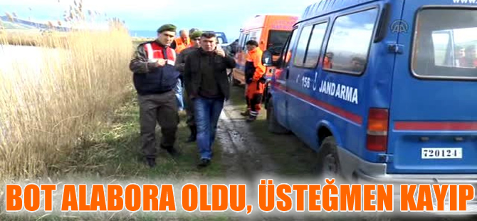 Menderes Nehri'nde alabora olan bottaki pilot üsteğmen kayıp