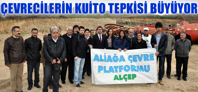 Tartışmalı gemi Kuito Aliağa açıklarına demir attı, çevreciler ayakta