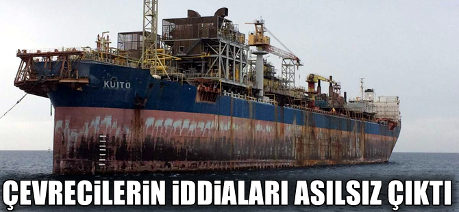 Çevrecilerin iddiaları asılsız çıktı, Kuito karaya vurduruldu