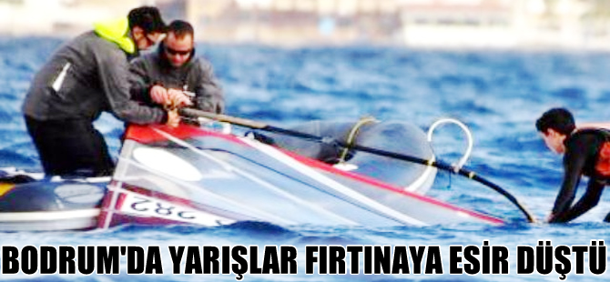 Bodrum'da fırtına etkili oluyor, Bodrum-Kos seferleri iptal edildi