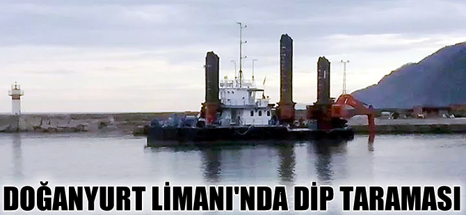 Kastamonu Doğanyurt Limanı'nda dip taraması yapılıyor