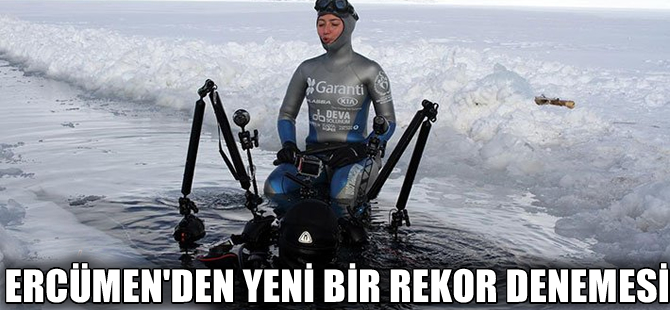 Şahika Ercümen rekor denemesi için keşif dalışı yaptı