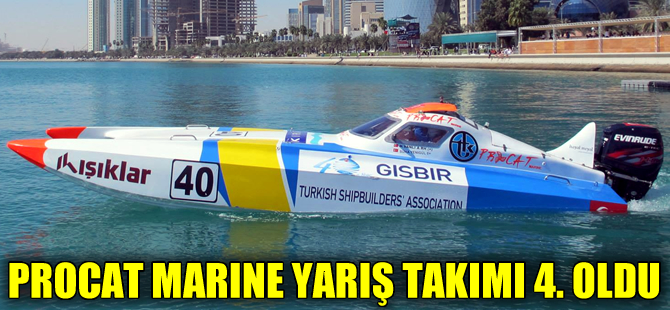 GİSBİR’in desteklediği Procat Marine Yarış Takımı Katar'da 4. oldu