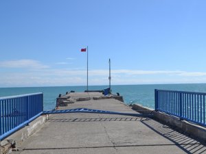 Anamur'daki tarihi iskele güvenlik nedeniyle kapatıldı